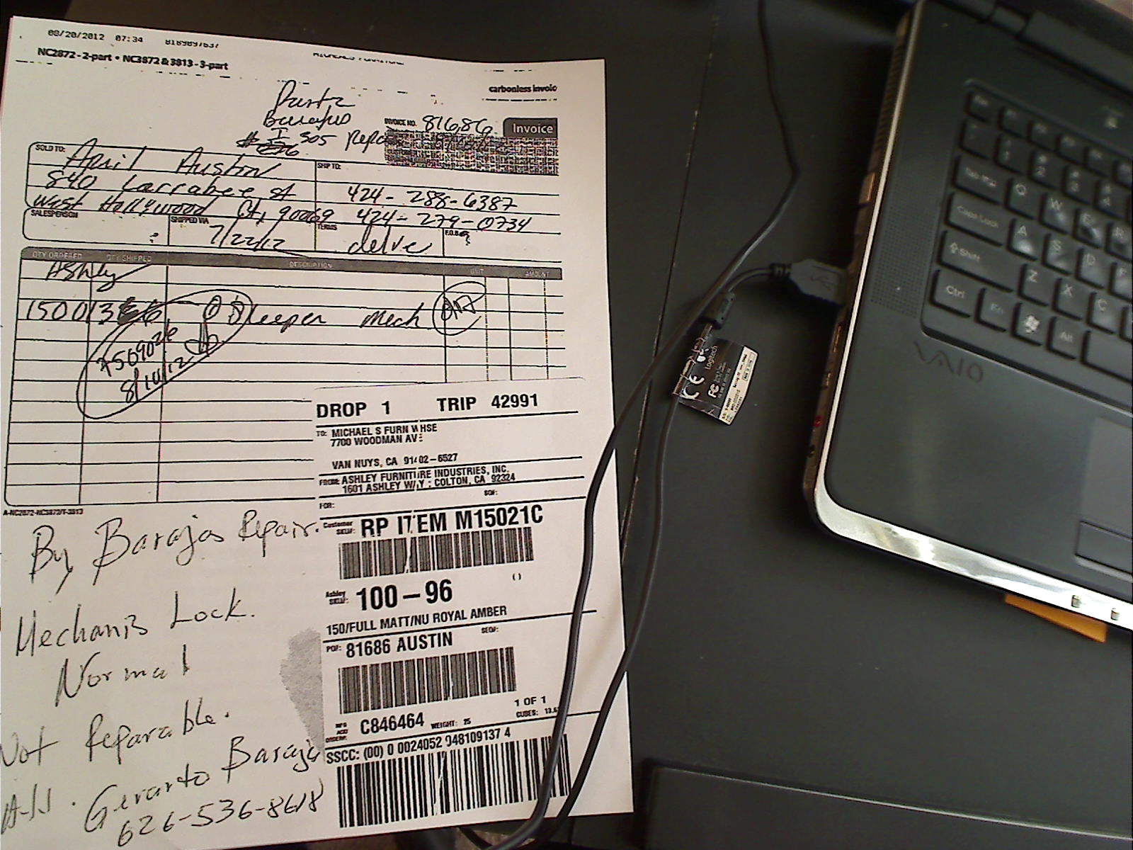 Michael's Furniture and Ashley Furniture Van Nuys, California PeopleClaim